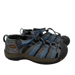 Keen Kids Newport H2 Blue & Grey Nylon Sandals Size 1